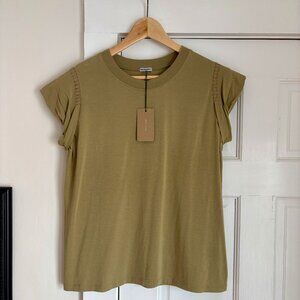 Rachel Comey Miles Tee in Sage - Small - Brand New with Tags